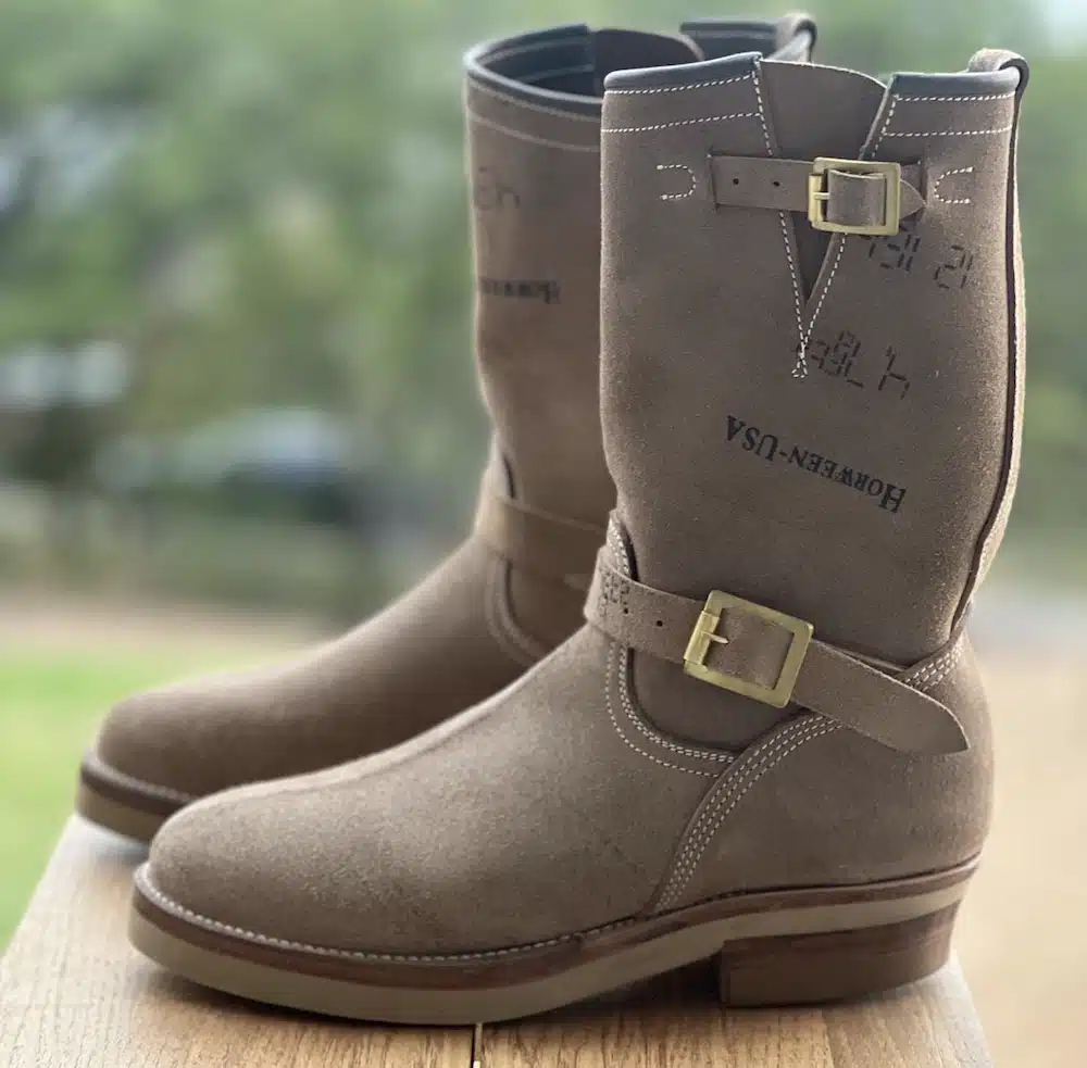 chaussures cuir roughout