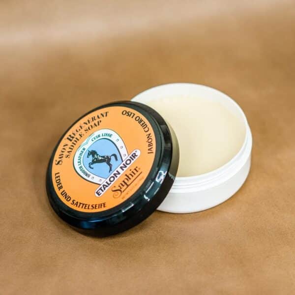 savon glycerine pour cuir  (chaussures, maroquinnerie, v&ecirc;tements) Saphir etalon noir