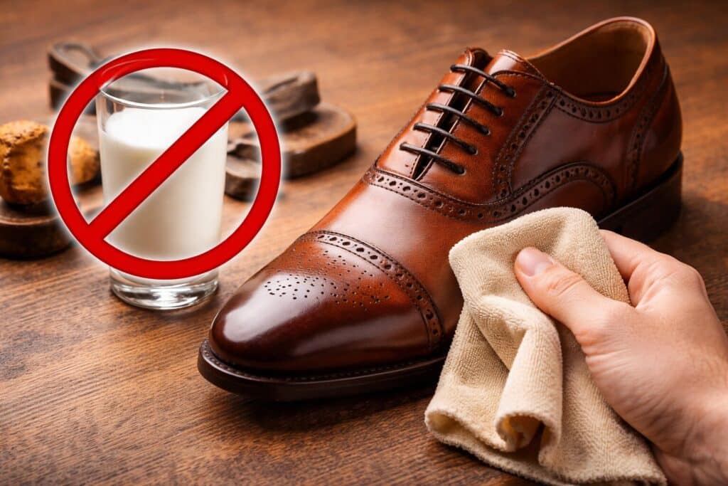 Nettoyer du cuir avec du lait : fausse bonne id&eacute;e